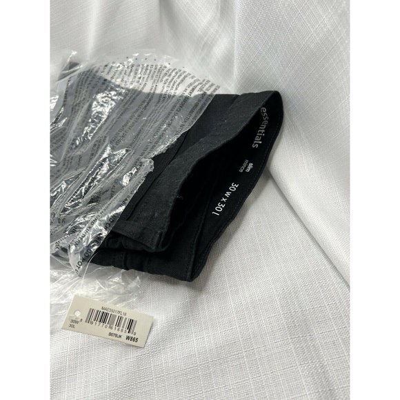 Men's Straight-Fit Stretch‎ Jeans, Black, 30Wx30L - Picture 6 of 6